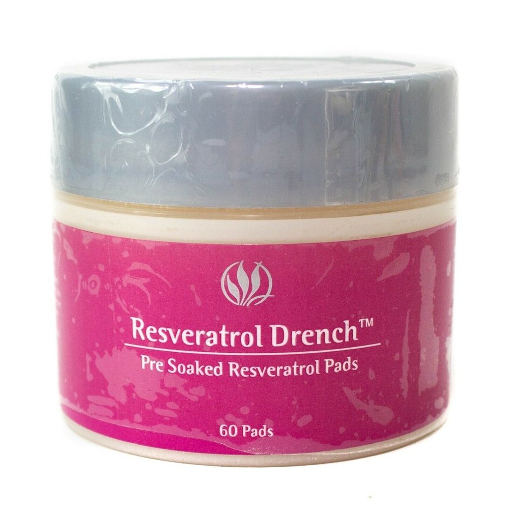 Resveratrol Drench 60 Pre-Soaked Pads New & Sealed